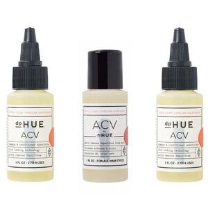 dpHUE Mini Apple Cider Vinegar Hair Rinse Bundle - 3 x 1 fl oz Bottles